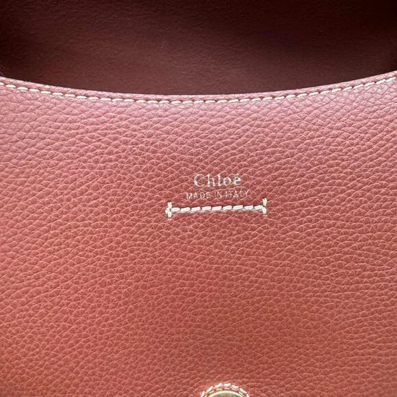 100% Authentic Chloe Suede Darryl Saddle Shoulder Bag - Picture 14 of 14